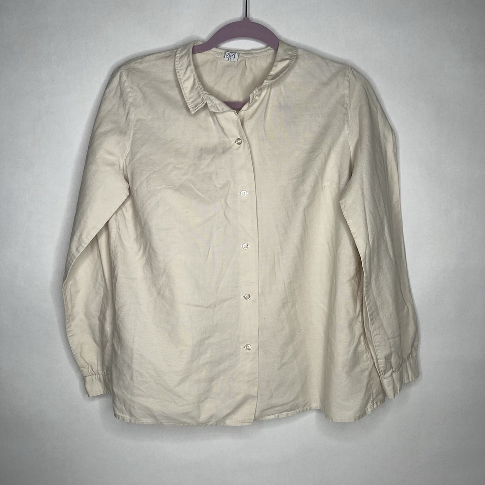 1950s Young Cosmo Cosmopolitan Button Up Shirt Smocked‎